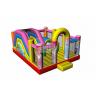 China Big Pink Princess Inflatable Bouncer , Professional Commercial Bounce House wholesale