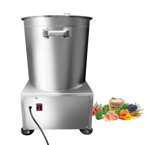 China Central kitchen commercial stainless steel vegetable dewatering equipment drain centrifuge fruit and vegetable small spin-dry de supplier