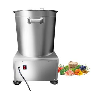 Centrifugal lettuce potato chip dewatering dryer salad vegetable spin drying machine 20L vegetable spin dryer