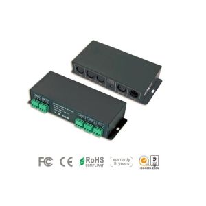 China LED DMX Signal Amplifier Controller with 3 Channels Distributed Output on sale