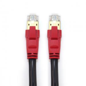 China 26AWG Cat8 LAN Network Cable 40Gbps Weatherproof SFTP UV Resistant For Router Gaming supplier