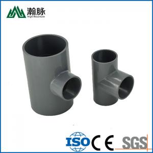 China Customized 3 Way PVC Pipe Fittings DN 20mm 30mm For Water Supply supplier