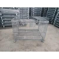 China Galvanized Wire Mesh Storage Cages 50x50mm 1200x1000x890mm on sale