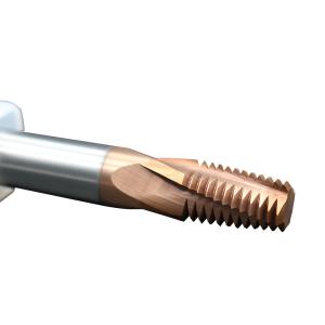 China Linha Endmills do atarraxamento do carboneto de tungstênio do NPT Nptf para o rosqueamento do CNC supplier