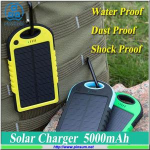 China Solar power bank 5000mAh for mobile phone supplier