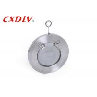 China GB Standard 16P Single Door Wafer Check Valve Stainless Steel CF8 / CF8M on sale