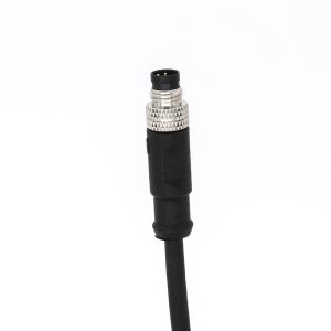 China KRONZ Industrial M8 Connector with Alloy Material Gold-Plated Contacts and Molded Cable for Durable Performance wholesale