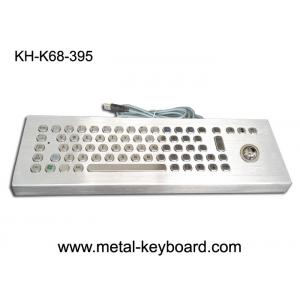 China 70 Keys Rugged Desktop Industrial Computer Keyboard Kiosk Metal supplier