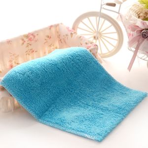 Rectangle Microfiber Kitchen Cleaning Towel with Small Stripe Fabric and Customer Logo