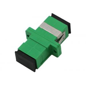 PVC OEM ODM Sc Simplex Adapter / Single Fibers Optical Cable Coupler