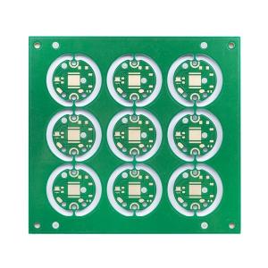 China Lightweight Aluminum PCB Board Green Solder Mask Led Light Pcb Board 3.0mm supplier