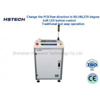China LED Button Control 350mm Width PCB Turn Conveyor for SMT Line on sale