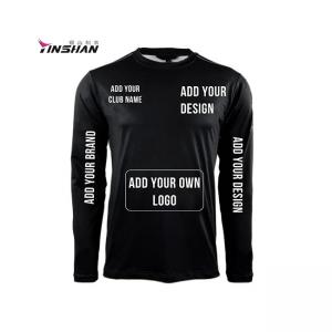 Sleeve Style Long Sleeve Breathable Wicking Custom T Shirts for Motor Cross Riding