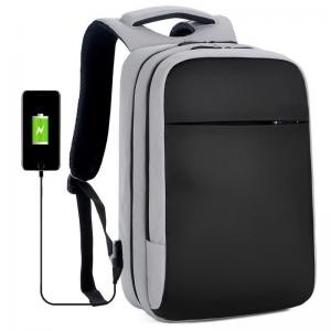 Fashion Unisex Waterproof Oxford Casual Zipper Smart Backpack For Laptop Usb Charging Backpack