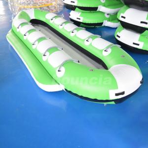 China 10 Persons Inflatable Banana Boat / Commercial Banana Boat Rider For Water Games supplier