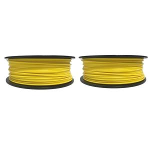 China PLA oscuro 1.75m m 2.85m m del filamento de la impresora del amarillo 3D 2,2 libras carrete de 1 kilogramo para la pluma 3d supplier