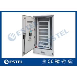 IP55 900mm Wide Outdoor Battery Cabinet With 4 Battery Trays