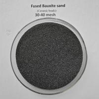 China 30-40 MESH refractory sand Lost wax casting sand fused bauxite sand ceramsite foundry sand beads fused ceramic sand on sale