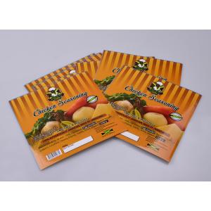 Printing personalized sticky paper chicken seasoning can packaging sticker label
