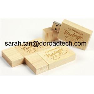High Quality Wooden USB Flash Drives, Real Capacity USB Pen Drives Laser Logo Available