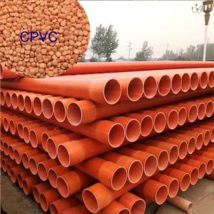 Fire Pipe CPVC Resin Extrusion CPVC Compound Tasteless Odorless