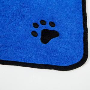 75cm Large Microfibre Dog Towel , Absorbent Fast Drying Bath Towels