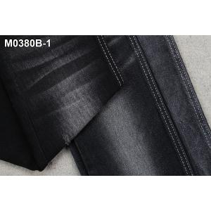 Tissu de denim de 11,7 d'once de noir de couleur de coton de Spandex jeans d'hommes