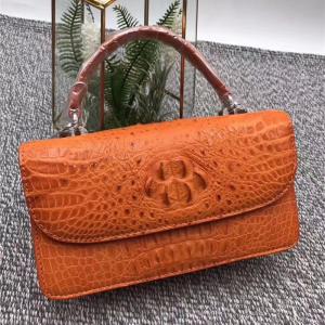 Fashion Genuine Crocodile Leather Women Small Mini Handbag Lady Purse Authentic Alligator Skin Female Cross Shoulder Bag