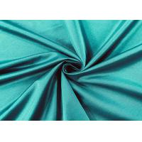 China Flexible 84% Nylon Spandex Fabric For Swimwear Peacock Green Color 210GSM on sale