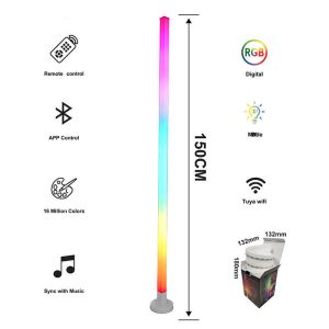 China WiFi App Controlled Corner Floor Light com LED Rainbow Dimmable e Ritmo de Som wholesale