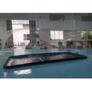China Transparent 0.4mm PVC Inflatable Car Cover Protect Vehicles supplier