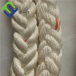 China 8 Strand Polyester Marine Fiber Rope For Marine Mooring Vessel Barging supplier