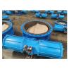 China Efficiently-Controlled Butterfly Valves WCB Ductile Cast Iron Pneumatic Flanged Valve wholesale