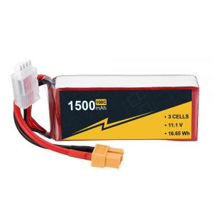 Compact 100C 3s 11.1 V 1500mah Battery For Remote Control Boat