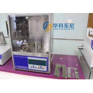 China Electronic Automatic 45 Degree Flammability Textile Testing Machinery supplier