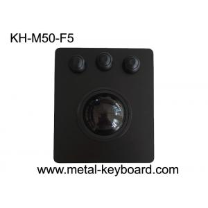 China Stainless Steel Industrial Trackball Mouse Waterproof Front Panel Mounting Solution supplier