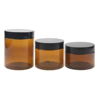 Contenedor de tarro cosmético de plástico de 80 ml personalizado para maquillaje y productos para el cuidado de la piel