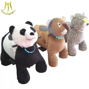 China Hansel wholesale moving toy car animal ride plush electrical animal toy car supplier