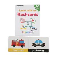 China Linen English Alphabet Flash Cards 63x88mm Full colors For Kids Education on sale