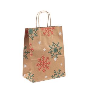 China Wholesale Custom Printing Reusable Paper Packaging Shopping Bags Christmas Gift Bag supplier
