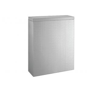 Stainless Steel Rectangular Trash Waste Garbage can hotel bathrrom tissue bin with cover