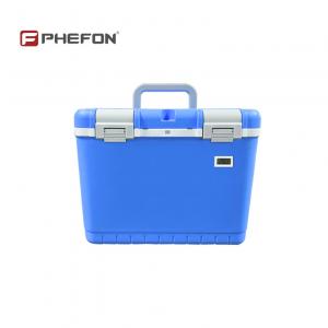 Phefon 10L Lockable Chest Coleman Ice Cooler Box For Lab Cooling Storage
