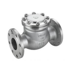 Wcb Bonnet Industrial Control Valves / Stainless Steel Swing Check Valve DN200