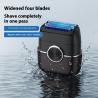 China Portable Mini Electric Shaver for Men with 4-Blade Magnetic Floating System and 100 Minutes Working Time Powered by 300mAh Battery wholesale