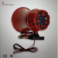 China Red Bullhorn Car Megaphone Speaker With Talk Siren Record USB SD Optional on sale