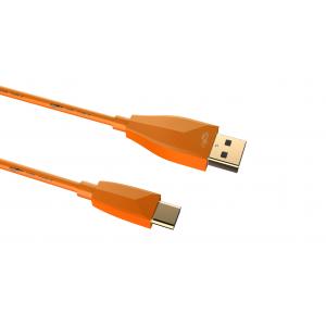 EJE Orange USB 3.0 Lightning Cable For Fast Charging Up To 2.4A