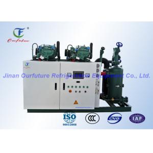 Energy saving Pharacy Cold Room Screw Compressor Unit With PLC safety auto control