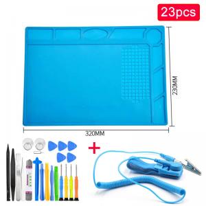 China 650g ESD Soldering Mat Heat Resistant Repair Station Iron for Phone Computer supplier