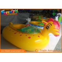 China Adult Electric Inflatable Boat Toys , Animal Shape Motorized Inflatable Bumper Boats on sale