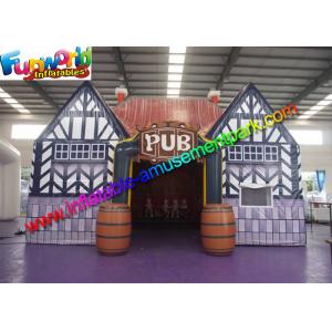 Digital Painting Inflatable Pub Tent , Inflatable Marquee For Party